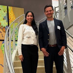 Touba Kamal and Chris Waiblinger